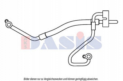 AKS DASIS 885821n -  Трубопровод высокого / низкого давления, кондиционер